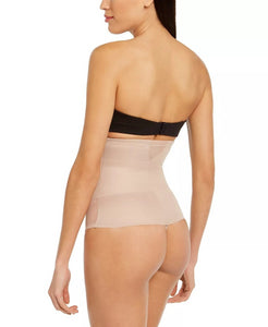 MIRACLE SUIT <BR
Sheer Hi-Waist Thong <BR>
Nude <BR>