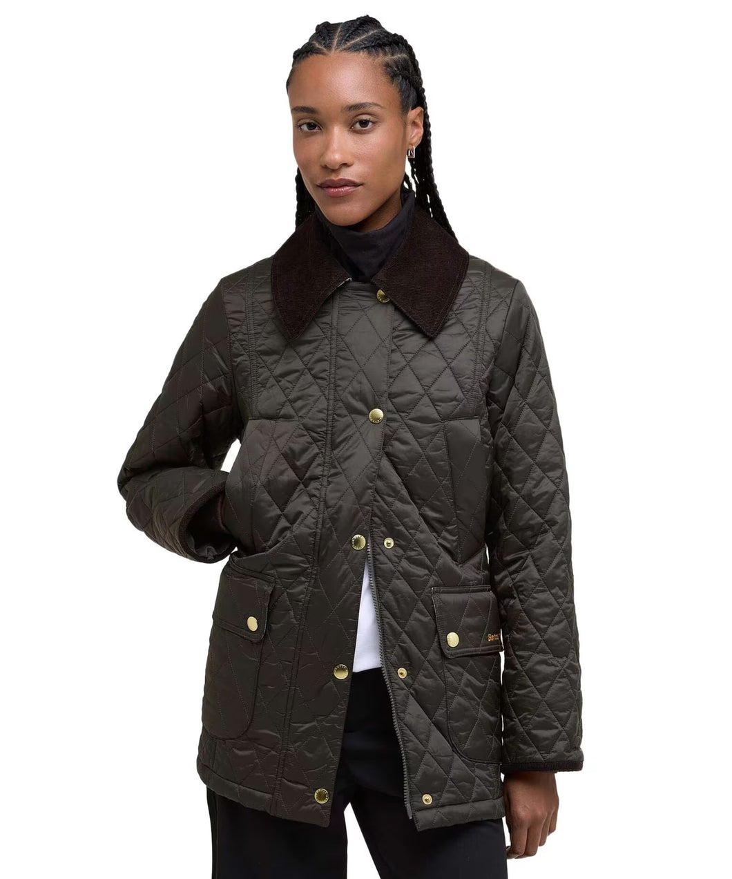 BARBOUR <BR>
Modern Beadnell Quilted Jacket <BR>
Sage <BR>