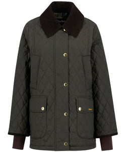 BARBOUR <BR>
Modern Beadnell Quilted Jacket <BR>
Sage <BR>