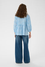 Load image into Gallery viewer, CULTURE <BR>Moni Blouse <BR>Blue <BR>
