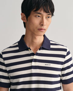 GANT <BR>
Stripe Pique Polo Shirt <BR>