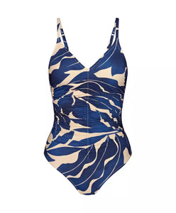TRIUMPH <BR>
Sun Allure Swimsuit <BR>
Navy & Cream <BR>