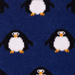 SWOLE PANDA <BR>
Men’s Penguin Bamboo Socks <BR>
Navy <BR>