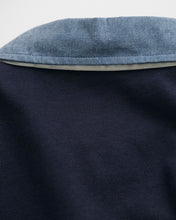 Load image into Gallery viewer, GANT &lt;BR&gt;
Chambray Collar Heavy Rugger &lt;BR&gt;
Navy &lt;BR&gt;
