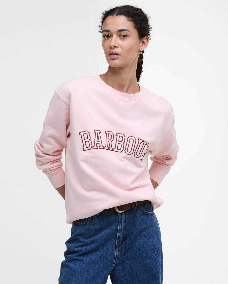 BARBOUR <BR>
Northumberland Sweatshirt <BR>
Pink <BR>