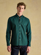 Load image into Gallery viewer, JOULES <BR>
Garment Dyed Long Sleeve Cotton Shirt <BR>
Green <BR>

