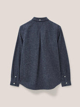 Load image into Gallery viewer, WHITE STUFF &lt;BR&gt;
Mens Oxford NEP Long Sleeved Shirt &lt;BR&gt;
Charcoal &lt;BR&gt;
