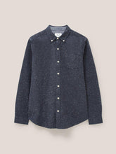 Load image into Gallery viewer, WHITE STUFF &lt;BR&gt;
Mens Oxford NEP Long Sleeved Shirt &lt;BR&gt;
Charcoal &lt;BR&gt;
