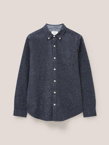 WHITE STUFF <BR>
Mens Oxford NEP Long Sleeved Shirt <BR>
Charcoal <BR>