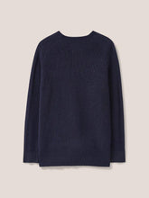 Load image into Gallery viewer, WHITE STUFF &lt;BR&gt;
Pentire Crew Neck Knit &lt;BR&gt;
Mid Teal or Plum &lt;BR&gt;
