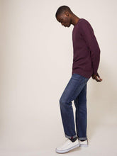 Load image into Gallery viewer, WHITE STUFF &lt;BR&gt;
Pentire Crew Neck Knit &lt;BR&gt;
Mid Teal or Plum &lt;BR&gt;
