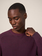 Load image into Gallery viewer, WHITE STUFF &lt;BR&gt;
Pentire Crew Neck Knit &lt;BR&gt;
Mid Teal or Plum &lt;BR&gt;
