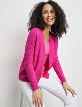 Load image into Gallery viewer, GERRY WEBER &lt;BR&gt;
Cotton, linen cardigan &lt;BR&gt;
Pink &lt;BR&gt;
