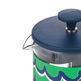 Load image into Gallery viewer, LA CAFETIERE <BR>
8 Cup 1L Stainless Steel Cafetiere <BR>
Cyan Tides <BR>
