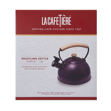Load image into Gallery viewer, LA CAFETIERE <BR>
Whistling Kettle <BR>
Purple <BR>
