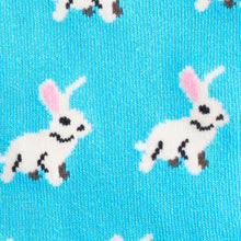 Load image into Gallery viewer, SWOLE PANDA &lt;BR&gt;
Men’s Rabbit Bamboo Socks &lt;BR&gt;
Turquoise &lt;BR&gt;
