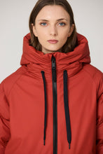 Load image into Gallery viewer, TANTA <BR>
Rime Outerwear Long Puffer Coat <BR>
Red Ochre <BR>
