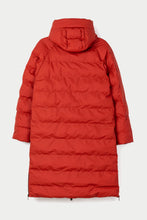 Load image into Gallery viewer, TANTA <BR>
Rime Outerwear Long Puffer Coat <BR>
Red Ochre <BR>
