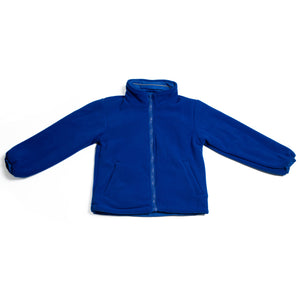 SCHOOL JACKET <BR>
Nylon Outer, Fleece interior, Reflective Piping <BR>
Royal, Wine & Navy <BR>