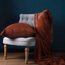 Load image into Gallery viewer, RIVA HOME &lt;BR&gt;
Contemporary Empress Large Faux Fur Throw &lt;BR&gt;
Cream, Navy or Rust &lt;BR&gt;
