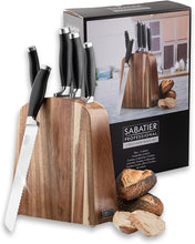 Load image into Gallery viewer, TAYLORS EYE WITNESS <BR>
5pc Acacia Wood Knife Block <BR>
