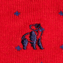 Load image into Gallery viewer, SWOLE PANDA &lt;BR&gt;
Mens Spotted Bamboo Socks &lt;BR&gt;
Red &lt;BR&gt;
