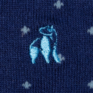SWOLE PANDA <BR>
Men’s Spotted Bamboo Socks <BR>
Sky Blue <BR>