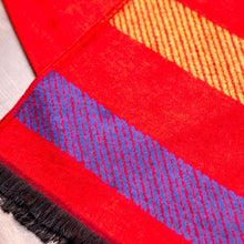 Load image into Gallery viewer, SWOLE PANDA &lt;BR&gt;
Men’s Stripe Bamboo Scarf &lt;BR&gt;
Red Stripe &lt;BR&gt;
