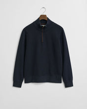 Load image into Gallery viewer, GANT &lt;BR&gt;
Sacker Rib Half-Zip Sweatshirt &lt;BR&gt;
Navy or Wine available &lt;BR&gt;
