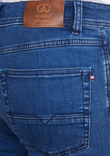 Load image into Gallery viewer, ANDRE &lt;BR&gt;
Sanchez jeans &lt;BR&gt;
Mid-blue, Worn &lt;BR&gt;

