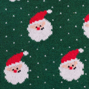 SWOLE PANDA <BR>
Men’s Santa Claus Bamboo Socks <BR>
Bottle Green <BR>