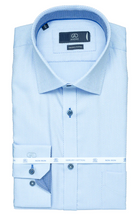 Load image into Gallery viewer, ANDRE MENSWEAR&lt;BR&gt;
Cambridge Shirt&lt;BR&gt;
Blue, Lilac, Pink and White&lt;BR&gt;
