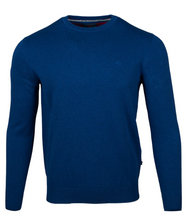 Load image into Gallery viewer, ANDRE MENSWEAR&lt;BR&gt;
Achill Crew Jumper&lt;BR&gt;
Amber, Ink and Purple&lt;BR&gt;
