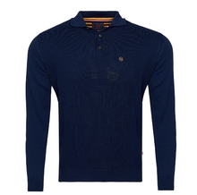 Load image into Gallery viewer, ANDRE MENSWEAR&lt;BR&gt;
Skerries Polo Shirt&lt;BR&gt;
Lilac and Navy&lt;BR&gt;

