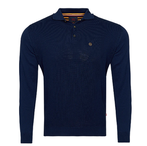 ANDRE MENSWEAR<BR>
Skerries Polo Shirt<BR>
Lilac and Navy<BR>