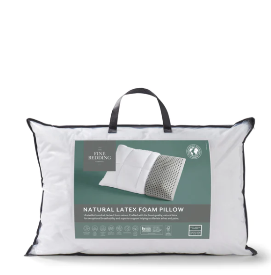 FINE BEDDING COMPANY<BR>
Natural Latex Pillow<BR>