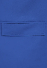 Load image into Gallery viewer, STREET ONE&lt;BR&gt;
Velour Jacket&lt;BR&gt;
Blue&lt;BR&gt;
