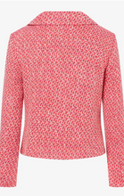 Load image into Gallery viewer, MORE AND MORE&lt;BR&gt;
Tweed Jacket&lt;BR&gt;
Coral&lt;BR&gt;
