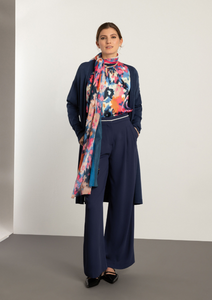 MORE AND MORE<BR>
Wide Trousers<BR>
Estate Blue<BR>