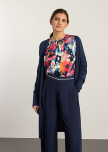 MORE AND MORE<BR>
Wide Trousers<BR>
Estate Blue<BR>