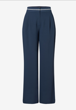 Load image into Gallery viewer, MORE AND MORE&lt;BR&gt;
Wide Trousers&lt;BR&gt;
Estate Blue&lt;BR&gt;
