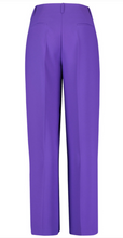 Load image into Gallery viewer, TAIFUN&lt;BR&gt;
Wide Leg Trousers&lt;BR&gt;
Purple&lt;BR&gt;
