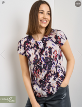 Load image into Gallery viewer, TAIFUN&lt;BR&gt;
Fine Blouse with Print&lt;BR&gt;
Multi&lt;BR&gt;
