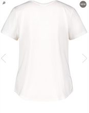 Load image into Gallery viewer, TAIFUN&lt;BR&gt;
T-Shirt with Print and Sequins&lt;BR&gt;
White&lt;BR&gt;
