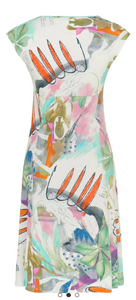 DOLCEZZA<BR>
'Happy with Spring' Jersey Dress<BR>
Floral<BR>