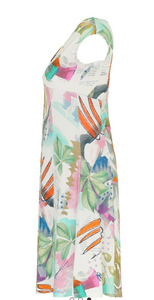 DOLCEZZA<BR>
'Happy with Spring' Jersey Dress<BR>
Floral<BR>