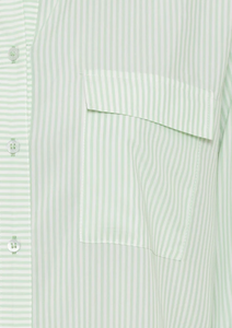 OLSEN<BR>
Long Sleeve Stripe Shirt<BR>
Mint<BR>