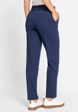 Load image into Gallery viewer, OLSEN&lt;BR&gt;
Lisa Fit Straight Leg Jersey Knit Trousers&lt;BR&gt;
Navy&lt;BR&gt;
