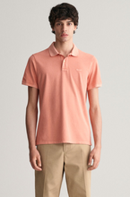 Load image into Gallery viewer, GANT&lt;BR&gt;
Sunfaded Short Sleeve Rugger Pique Polo Shirt&lt;BR&gt;
Peachy Pink&lt;BR&gt;
