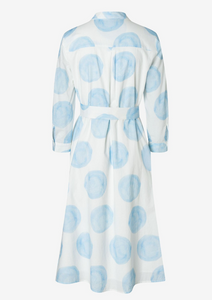 MORE AND MORE<BR>
Dot Dress<BR>
Blue/White<BR>